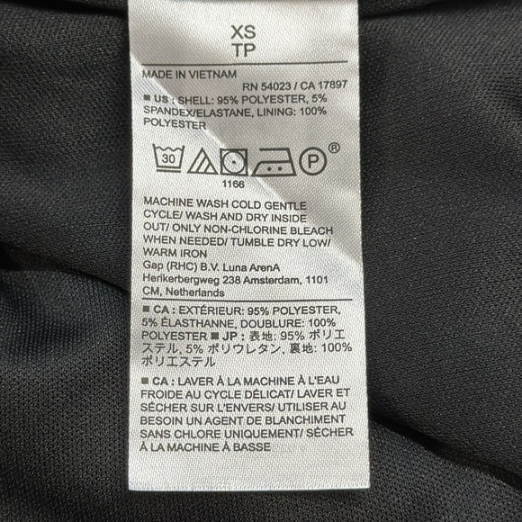 Banana Republic NWT Black and Gold Sequin Cowl Neck Cami Size XS - Picture 9 of 10